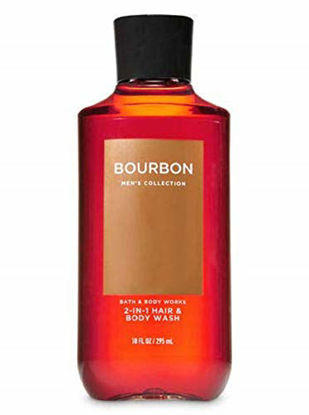 Picture of Bath & Body Works Bourbon Men's 2-IN-1 Hair & Body Wash 10 Oz.