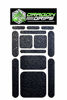 Picture of Dragon Grips cell phone grip tape sticker set 13pc black rubber grip tape decals provides excellent iphone grip, phone grip case laptop ipad tablet computer keyboard gaming controllers crafting sewing