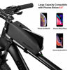 Picture of ROCKBROS Bike Top Tube Bag Bicycle Front Frame Bag Waterproof Bike Pouch Pack Bike Phone Bag Cycling Accessories Pouch for Mountain Road Bike