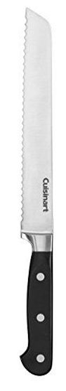 C77TR-8BD Triple Rivet Collection 8 Bread Knife, Black - Cutlery