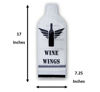 Picture of Upgraded 4 Pack Wine Wings Reusable Bottle Protector Sleeve Travel Bag Luggage Leak Safe