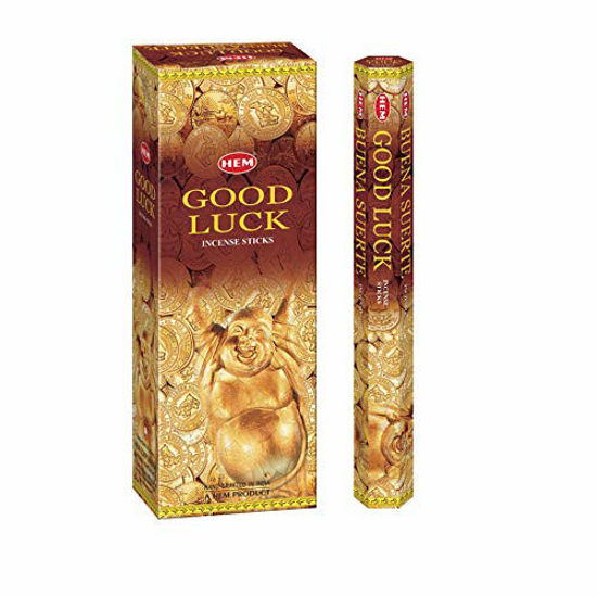 Picture of Good Luck - Box of Six 20 Gram Tubes - HEM Incense