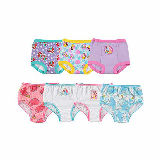 Disney Princess Girls Potty Training Pants Panties 7-pack Underwear