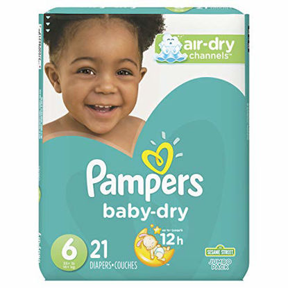 Picture of Pampers Cruisers Baby Dry Diapers, Size 6, 21 Count