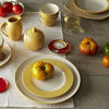 Picture of Noritake Colorwave Mustard 4-Piece Rim Place Dinnerware Setting in Mustard/Yellow