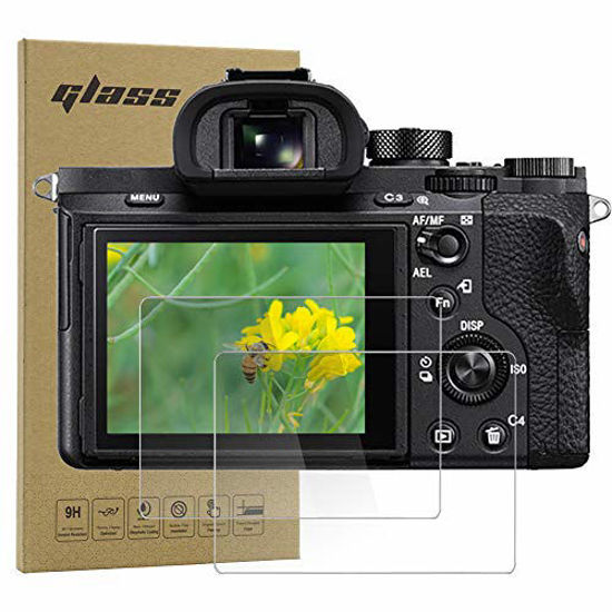 Picture of Macolink Screen Protector for Sony Alpha A9 A9II A7RIII A7RIV A7III A7RII A7SII A7II, Tempered Glass for A73 A7R4 A7R3 A7R2 A7S2 A7M2 RX1RII RX1R RX1 RX100M7/5/4/3 RX10M4/3/2 (2 Pack)