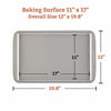 Picture of Farberware Nonstick Bakeware, Nonstick Cookie Sheet / Baking Sheet - 11 Inch x 17 Inch, Gray