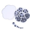 Picture of DECORA 1 Box 6mm/7mm/8mm/10mm/12mm/15mm/18mm Mixed Wiggle Googly Toy Eyes with Self Adhesive