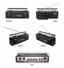 Picture of Riptunes Cassette Boombox, Retro Blueooth Boombox, Cassette Player and Recorder, AM/FM/SW-1-SW2 Radio-4-Band Radio, USB, SD, and Aux in, Black
