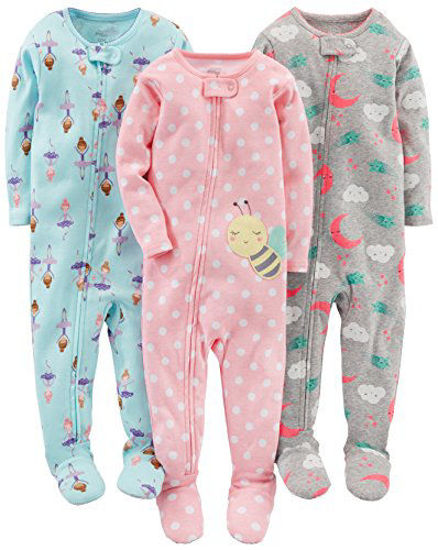 GetUSCart Simple Joys by Carter s Baby Girls 3 Pack Snug Fit