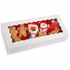 Picture of 20-Pack Cookie Boxes with Window, 12.5" x 5.5" x 2.5", White Bakery Boxes, Auto-Popup Treat Boxes for Muffins, Donuts and Pastries