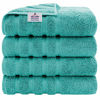 Picture of American Soft Linen Premium, 100% Turkish Genuine Cotton Towel Set Luxury Hotel & Spa Quality for Maximum Softness & Absorbency (4-Piece Bath Towel Set, Turquoise Blue)