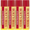 Picture of Burt's Bees 100% Natural Moisturizing Lip Balm, Strawberry with Beeswax & Fruit Extracts - 4 Tubes