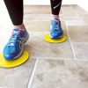 Picture of Elite Sportz Equipment Core Exercise Sliders - 2 Dual Sided Gliding Discs for Carpet & Hardwood Floors, Yellow