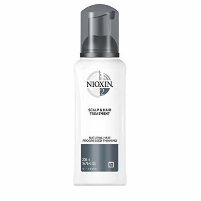 Picture of Nioxin System 2 Scalp & Hair Treatment for Fine/Natural Hair with Progressed Thinning, 6.8 oz