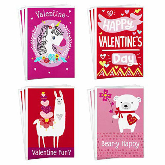  Hallmark Valentines Day Cards Assortment, Bold Type