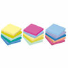 Picture of Post-it Super Sticky Notes, 3x3 in, Assorted Pastel Colors, 15 Pads, 2X The Sticking Power, Recyclable (654-15SSPS)