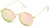 Picture of WearMe Pro - Reflective Lens Round Trendy Sunglasses