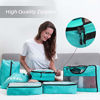 Picture of Veken 6 Set Packing Cubes, Travel Luggage Organizers with Laundry Bag & Shoe Bag (Teal)