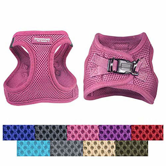 Picture of Downtown Pet Supply No Pull, Step in Adjustable Dog Harness with Padded Vest, Easy to Put on Small, Medium and Large Dogs (Pink, M)