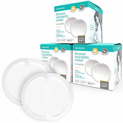 NatureBond Ultra Thin Disposable Nursing Breast Pads 120 Pcs. Contoured and  Highly Absorbent Breastfeeding Pads : : Baby