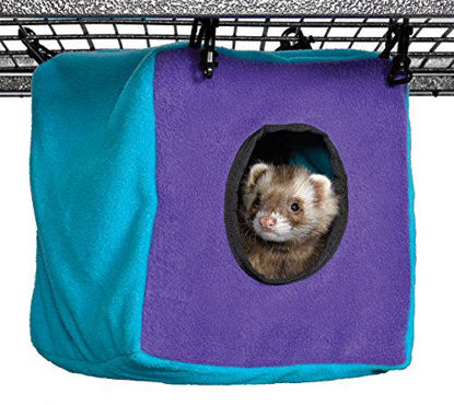 Picture of Ferret Nation Cozy Cube for Ferret Nation & Critter Nation Small Animal Cages | Measures 8.5L x 8.5W x 9H - Inches