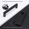 Picture of 128mm Black Cabinet Pulls Cabinet Hardware Black - goldenwarm LSJ12BK Black Drawer Pulls 15(Pack) 5in Hole Centers Matte Black Kitchen Pulls for Cabinets