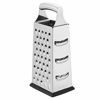 Picture of AmazonCommercial Stainless Steel Heavy-Duty Cheese Grater, 4-Sided Box Grater with Non-Slip Base, 9 Inch