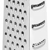 Picture of AmazonCommercial Stainless Steel Heavy-Duty Cheese Grater, 4-Sided Box Grater with Non-Slip Base, 9 Inch