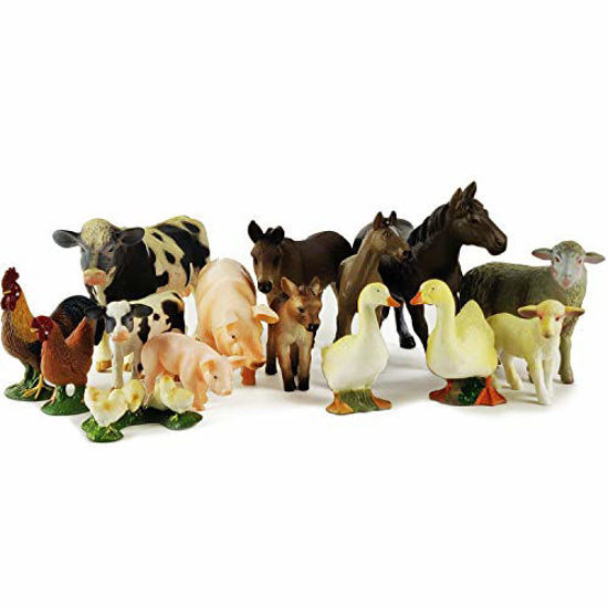 Farm animal hot sale figurines