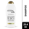 Picture of OGX Nourishing + Coconut Milk Moisturizing Shampoo for Strong & Healthy Hair, with Coconut Milk, Coconut Oil & Egg White Protein, Paraben-Free, Sulfate-Free Surfactants, 25.4 floz