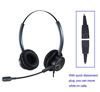 Picture of Call Center Headset with RJ9 Jack & 3.5mm Connector for Landline Deskphone Cell Phone PC Laptop, Office Business Telephone Headset with Noise Canceling Microphone for Polycom Avaya Nortel Aastra