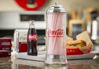 Picture of Tablecraft Coca-Cola Glass Straw Dispenser with Metal Lid, Small