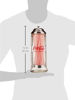 Picture of Tablecraft Coca-Cola Glass Straw Dispenser with Metal Lid, Small