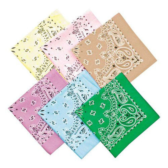 Picture of FASHION LIGHTS BANDANAS(single bandana come assorted light color)