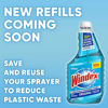 Picture of Windex Glass and Window Cleaner Spray Bottle, Bottle Made from 100% Recycled Plastic, Original Blue, 23 fl oz