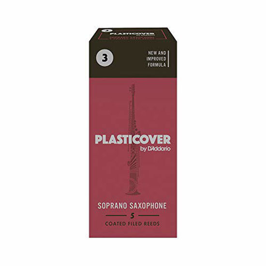 Picture of Rico Plasticover Soprano Sax Reeds, Strength 3.0, 5-pack