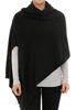 Picture of Bruceriver Women's Wool Blended Versatile Multi Style Long Knit Scarf Size XS/S (Black)