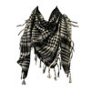 Picture of Arab Shemagh Kafiya Square Scarf, White & Black