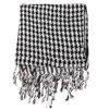 Picture of Arab Shemagh Kafiya Square Scarf, White & Black