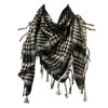 Picture of Arab Shemagh Kafiya Square Scarf, White & Black