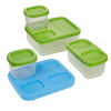 Picture of Rubbermaid LunchBlox Sandwich Kit, Green 1806231,Green, Blue