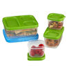 Picture of Rubbermaid LunchBlox Sandwich Kit, Green 1806231,Green, Blue