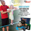 Picture of Premium Slackline Kit 60ft Longest Ever - Tree Protectors Ratchet Cover Strong Carry Bag - Slack Lines for Backyard Ideal for All Levels - Ninja Tight Rope for Trees Easy Setup Outdoor Healthy Fun