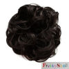 Picture of PRETTYSHOP Scrunchy Bun Up Do Hair piece Hair Ribbon Ponytail Extensions Wavy Messy dark brown # 4A G2A