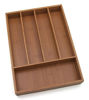 Picture of Lipper International 8876 Bamboo Wood Flatware Organizer with 5 Compartments, 10-1/4" x 14" x 2"