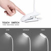 Picture of Led Clip Reading Book Light-Raniaco Daylight 16 LEDs USB Rechargeable Reading Lamp-3 Brightness,Touch Switch Bedside Book Light with Good Eye Protection Brightness