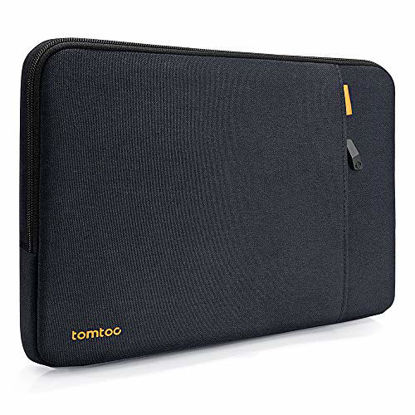 Picture of tomtoc 360 Protective Laptop Sleeve for 2020 New Dell XPS 15, 15-inch MacBook Pro with USB-C A1990 A1707, ThinkPad X1 Yoga (1-4th Gen), 14 HP Acer Chromebook, Surface Laptop 3 15, Waterproof Bag