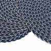 Picture of SHACOS Round Braided Placemats 15 inch Set of 6 Thick Washable Kitchen Table Placemats for Home Wedding Party (T-Blue, 6)