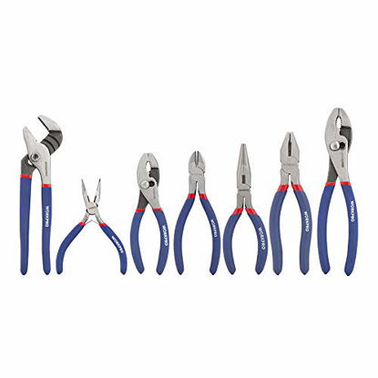 Basics Pliers Set with Durable Nylon Case - 5-Piece (8-Inch  Diagonal, 8-Inch Combination, 8-Inch Long Nose, 8-Inch Groove Joint, 8-Inch  Slip-Joint) 
